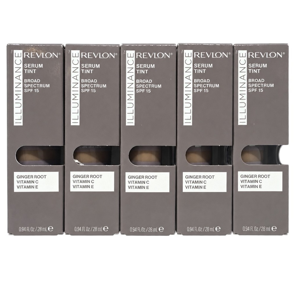 5 Pack Revlon Illuminance Tinted Serum SPF 15 Tan Sand #317